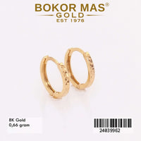 Anting Emas Klip Polos Variasi Tanpa Permata - 24039962 - 8K