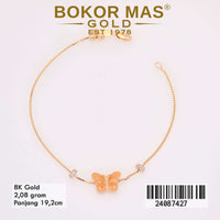 Gelang Emas Serut Varias Kupu - 24087427 - 8K