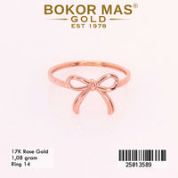 Cincin Emas  Variasi Pita - 25013589 - 17K