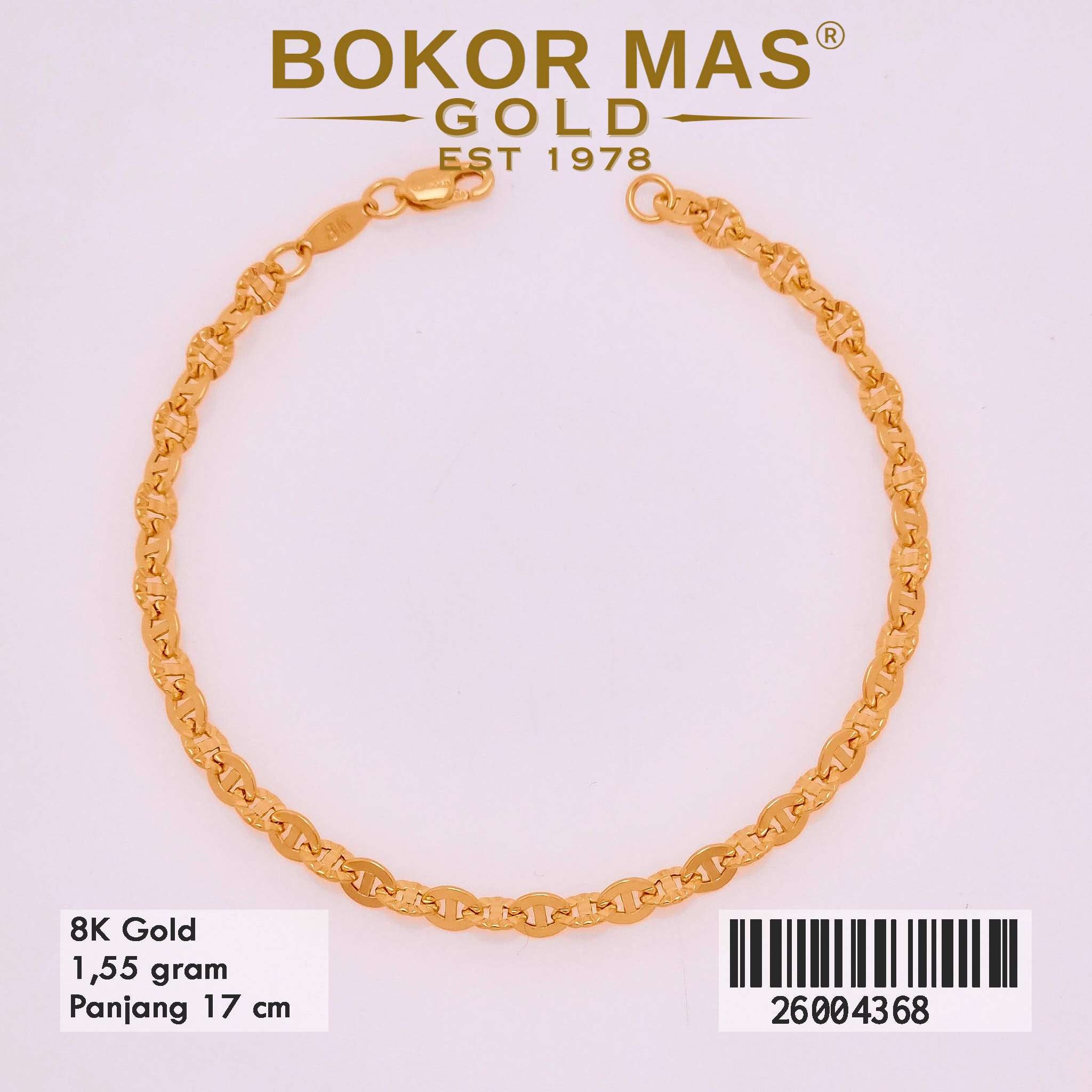  Gelang Rantai Hermei Variasi Calista  - 26004368 - 8K