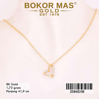 Kalung Emas Siyem Variasi Hati - 25048398 - 8K