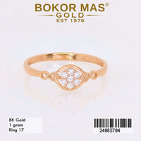 Cincin  Emas Variasi Stone - 24085704 - 8K