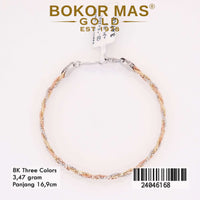 Gelang Emas  Pro Italy Tanpa Permata - 24046168 - 8K