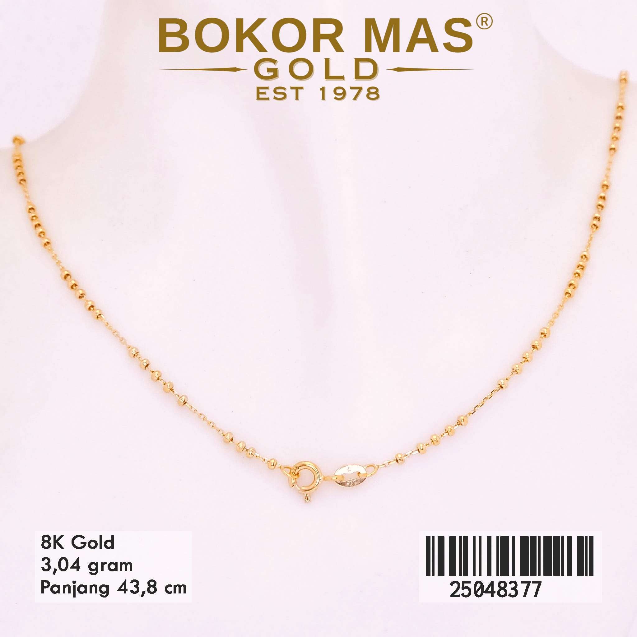 Kalung Emas Variasi Tanpa Permata - 25048377 - 8K