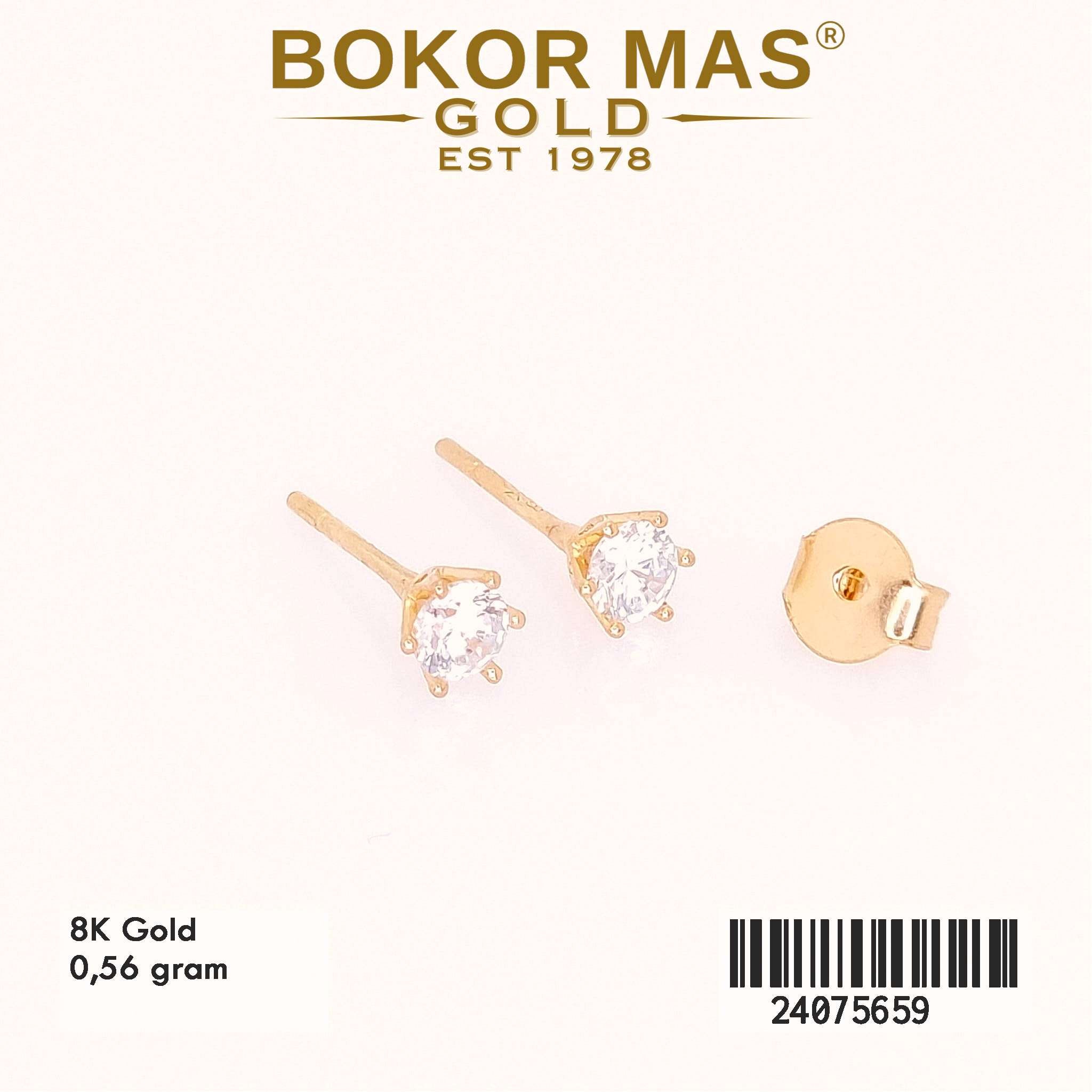 Giwang Tusuk Variasi Soliter - 24075659 - 8K