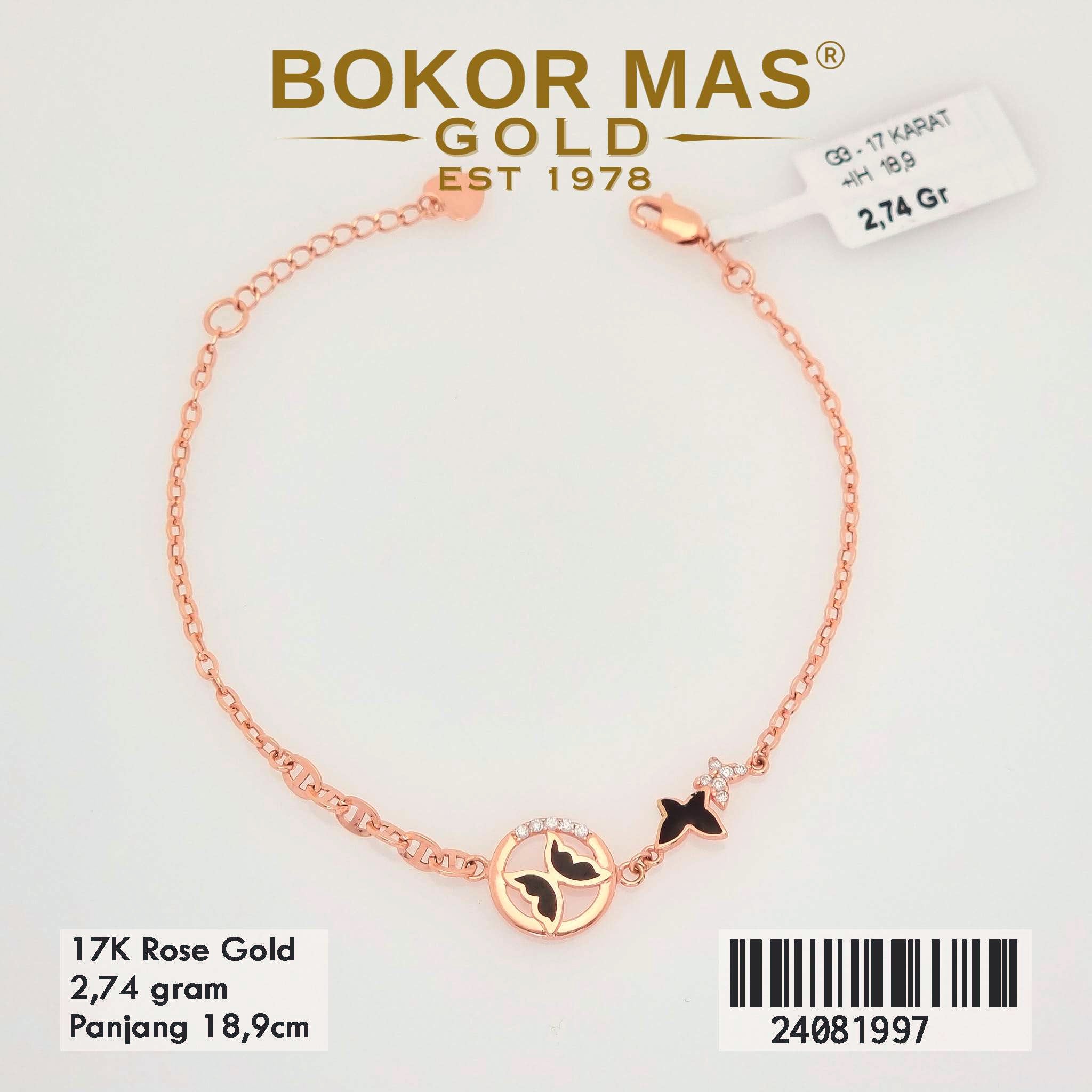Gelang Rantai Butterfly Variasi - 24081997 - 17K