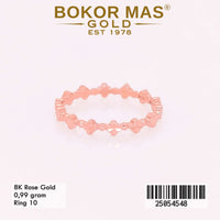Cincin Emas Variasi Bunga - 25054548 - 8K