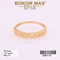 Cincin Emas Variasi Daun - 25061134 - 8K