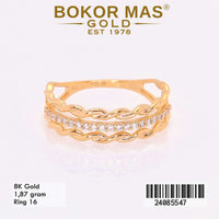 Cincin Emas  Variasi Permata - 24085547 - 8K