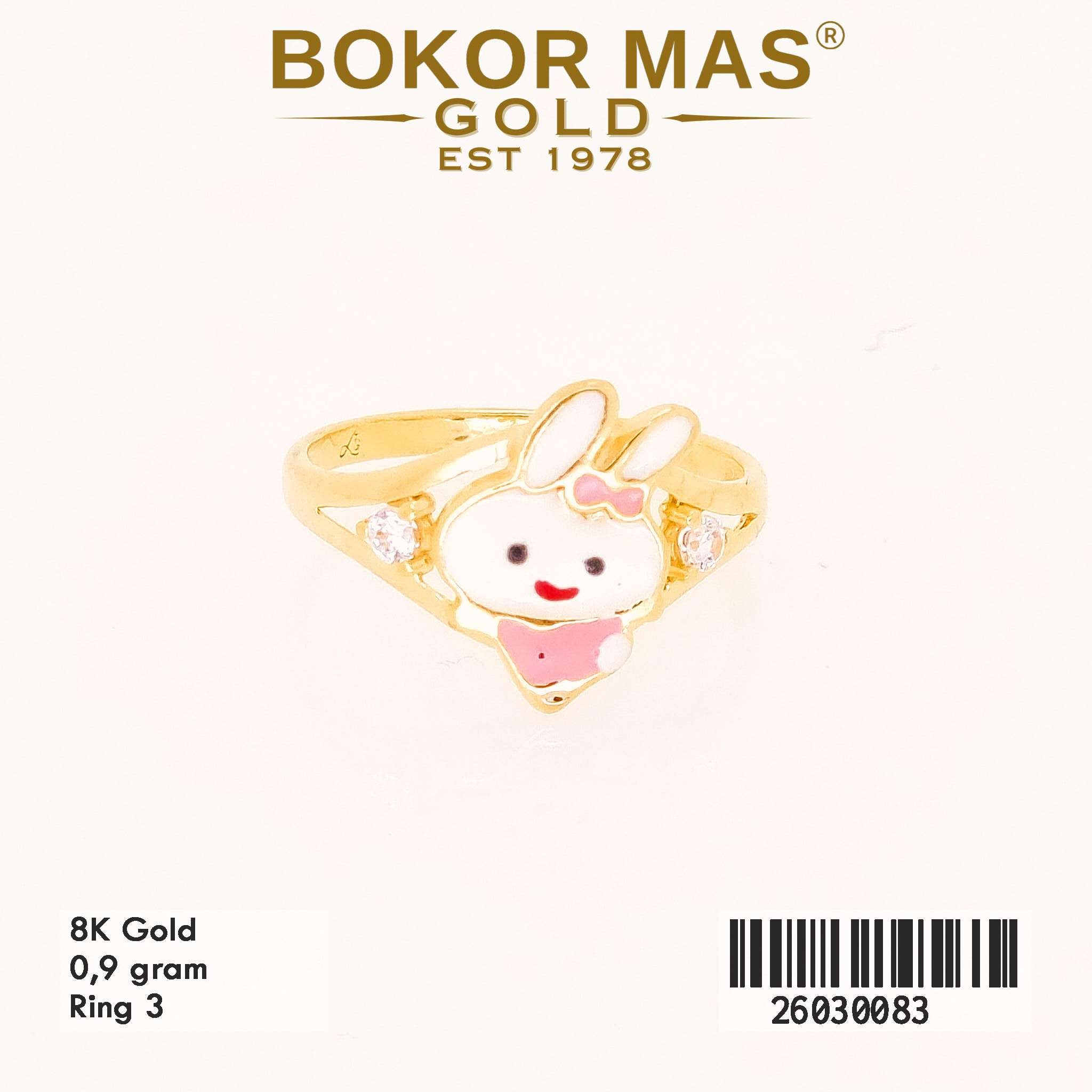  Cincin Anak Variasi Boneka Kelinci - 26030083 - 8K
