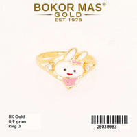 Cincin Anak Variasi Boneka Kelinci - 26030083 - 8K