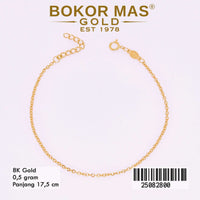 Gelang Rantai Variasi Tanpa Permata - 25082800 - 8K
