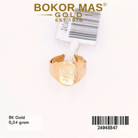 Cincin Emas Anak Ongsrot Variasi Tanpa Permata - 24048847 - 8K