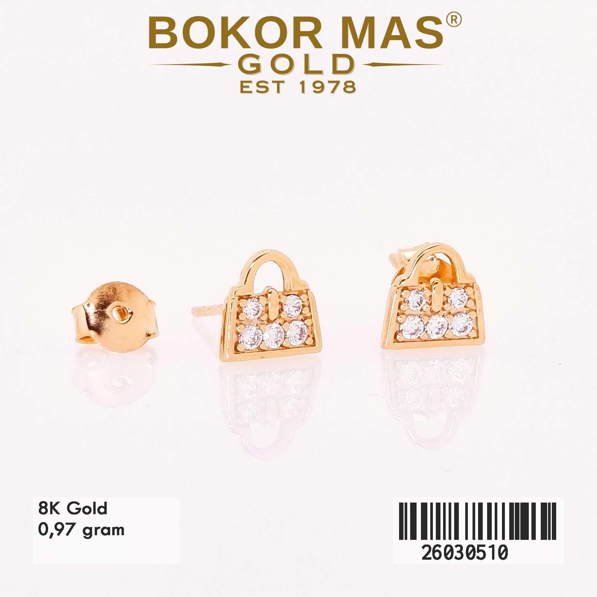 Anting Tusuk Variasi Permata - 26030510 - 8K