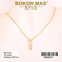 Kalung Emas Variasi Permata - 25048374 - 8K