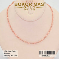 Kalung  Emas Variasi Hermei - 24082022 - 17K