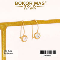 Anting  Emas Desi Variasi Permata - 22088890 - 16K