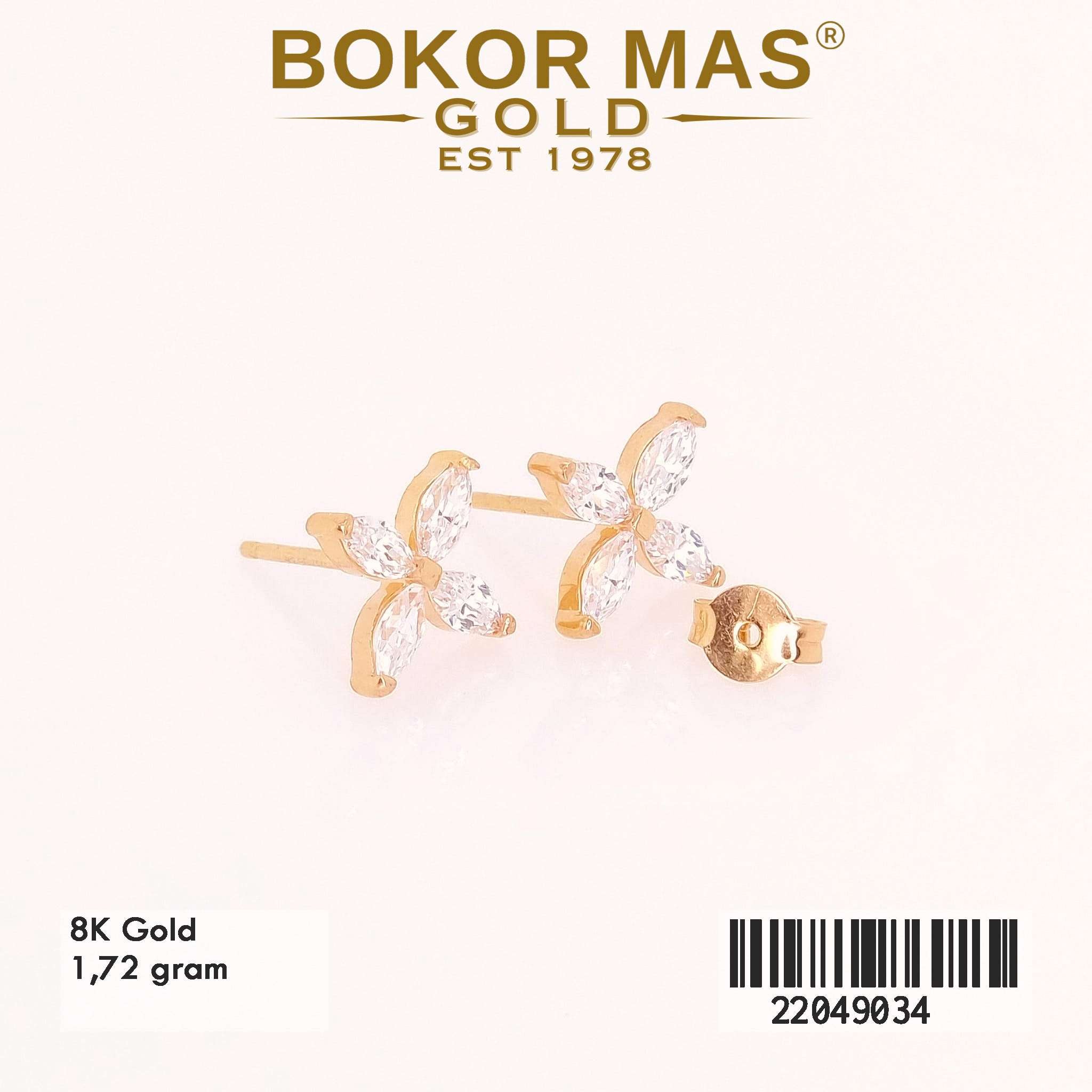 Giwang Tusuk Bunga Permata - 22049034 - 8K