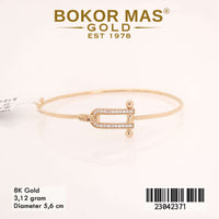 Gelang  Emas Bangkok Variasi Permata - 23042371 - 8K