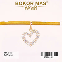 Liontin Emas  Variasi Permata - 25008181 - 16K