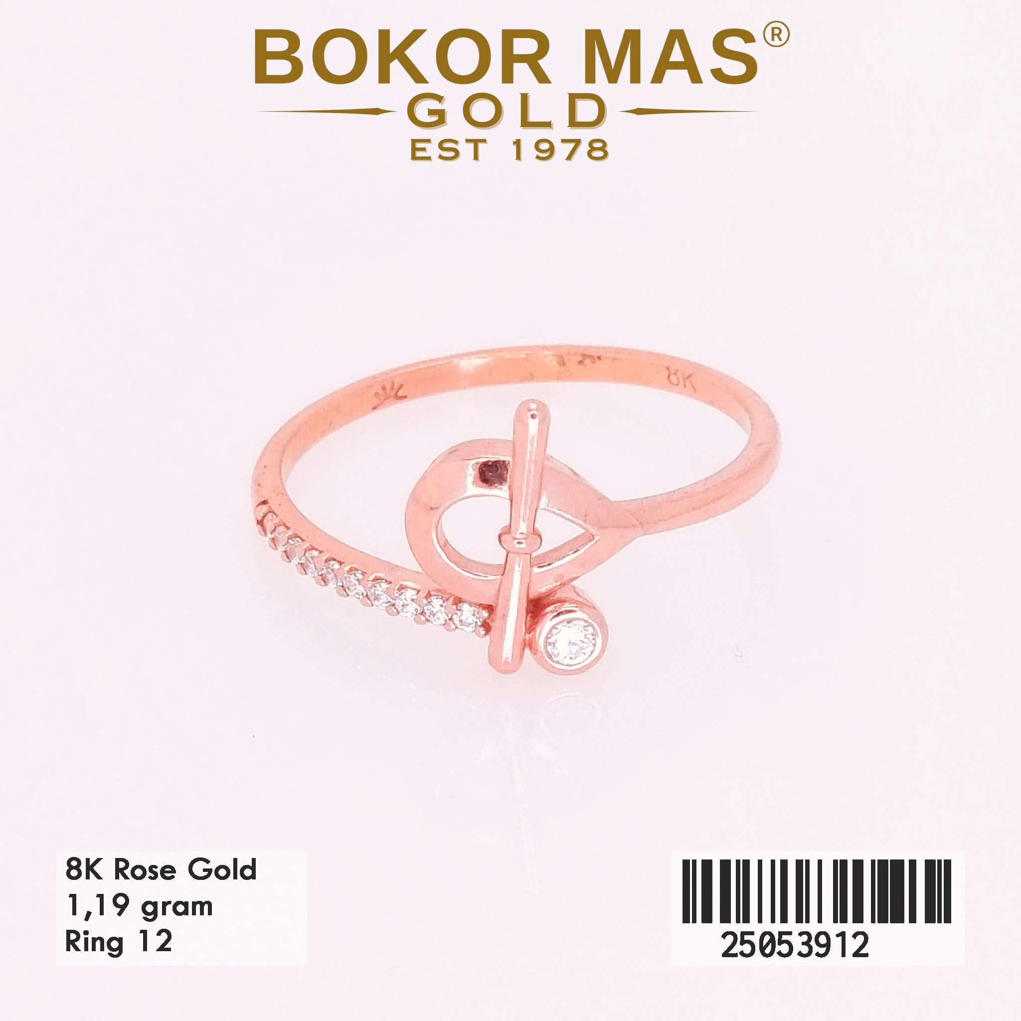 Cincin Emas Model Variasi Permata - 25053912 - 8K