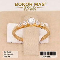 Cincin Emas Variasi Permata Listring - 24072382 - 8K