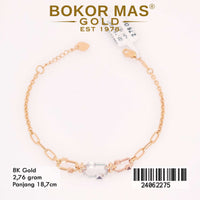 Gelang Emas Rantai Variasi Tanpa Permata - 24062275 - 8K