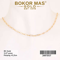 Kalung Emas Paperline Tanpa Permata - 24075937 - 8K