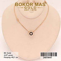 Kalung Emas Siyem Variasi Mata Cat Hitam - 24070447 - 8K