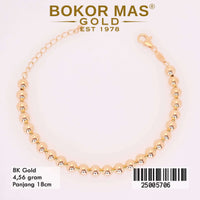 Gelang Emas Rantai Variasi Bola-Bola Tanpa Permata - 25005706 - 8K