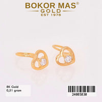 Anting  Emas Toge Variasi Love - 24085830 - 8K