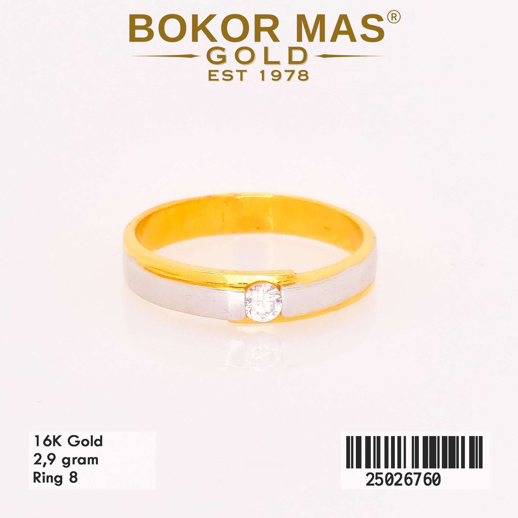 Foto Cincin Emas Asli Cincin Nikah Permata  - Perhiasan Asli Bokormas Gold