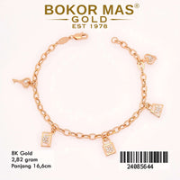 Gelang Emas  Rantai Variasi Mainan - 24085644 - 8K