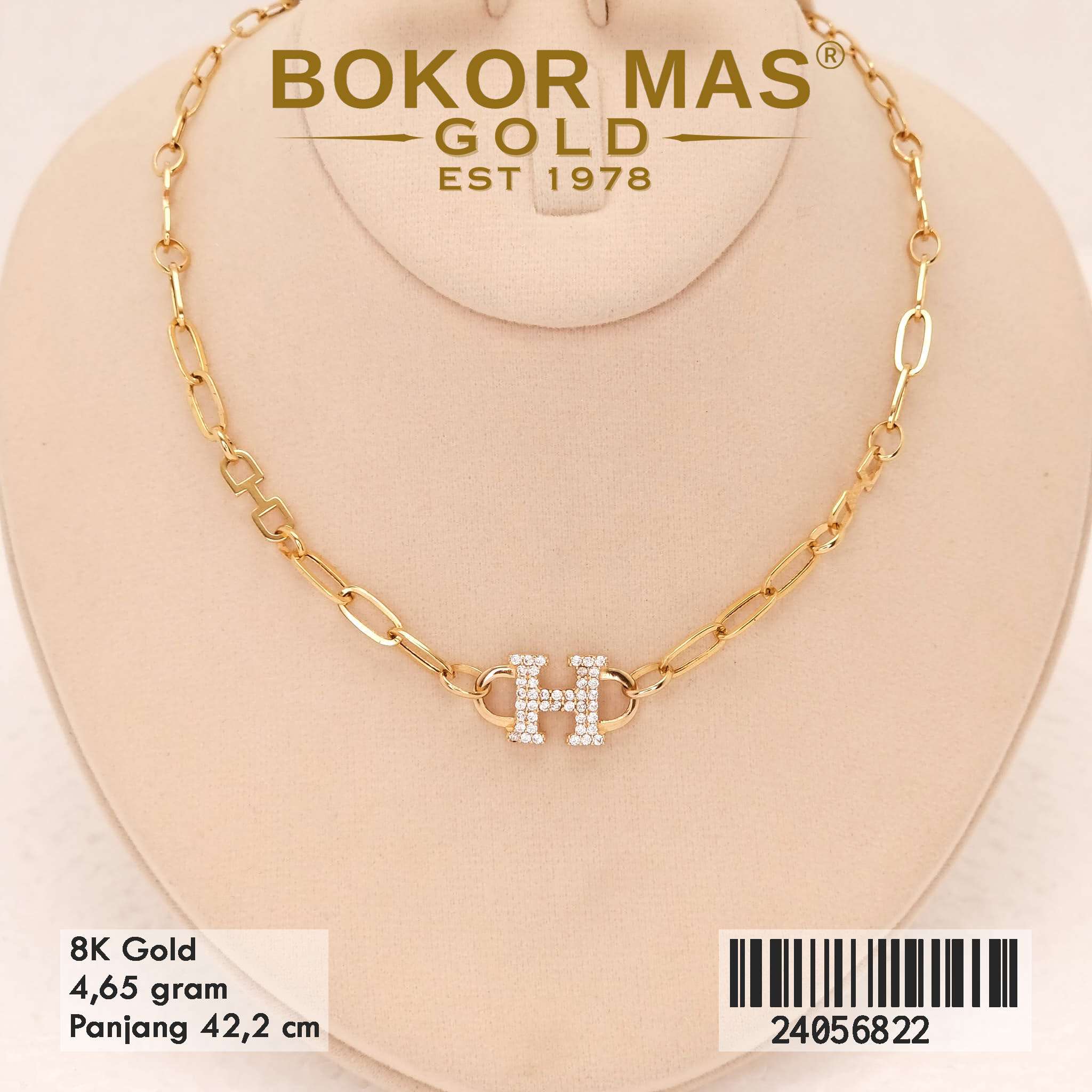 Kalung Variasi H Permata - 24056822 - 8K